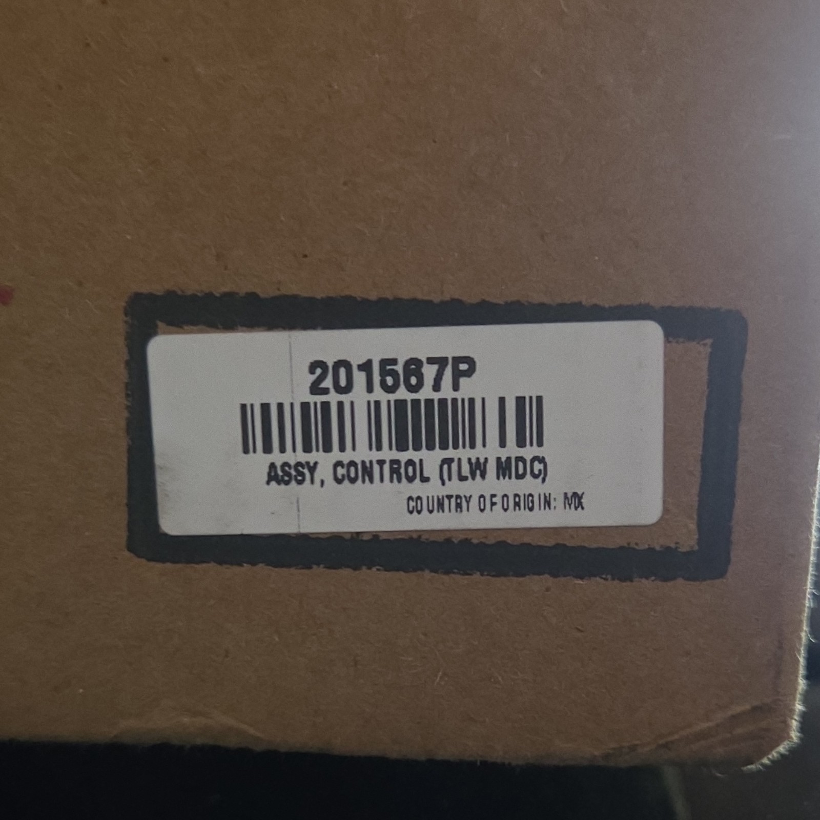 Control Board 201567P