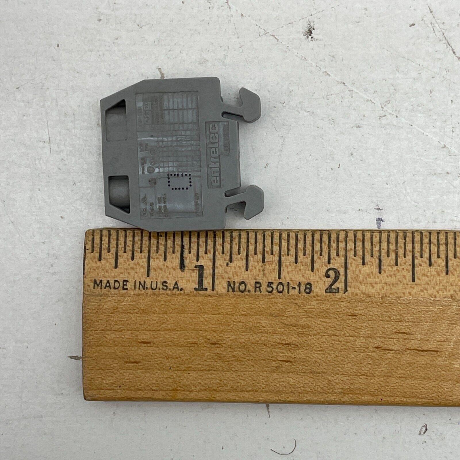 Entrelec SNA Series DIN Rail Terminal Block 4mm², Single-Level Screw Termination