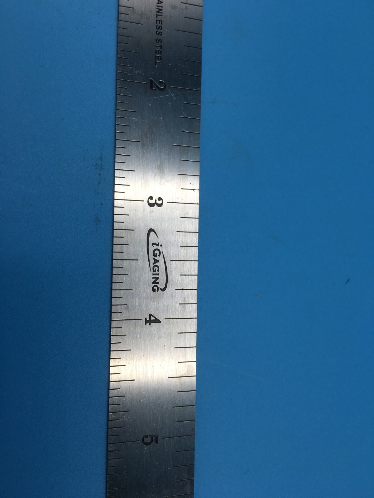 34-006-4R iGaging 6 Inch Steel Scale ruler 1/32″ 1/64″