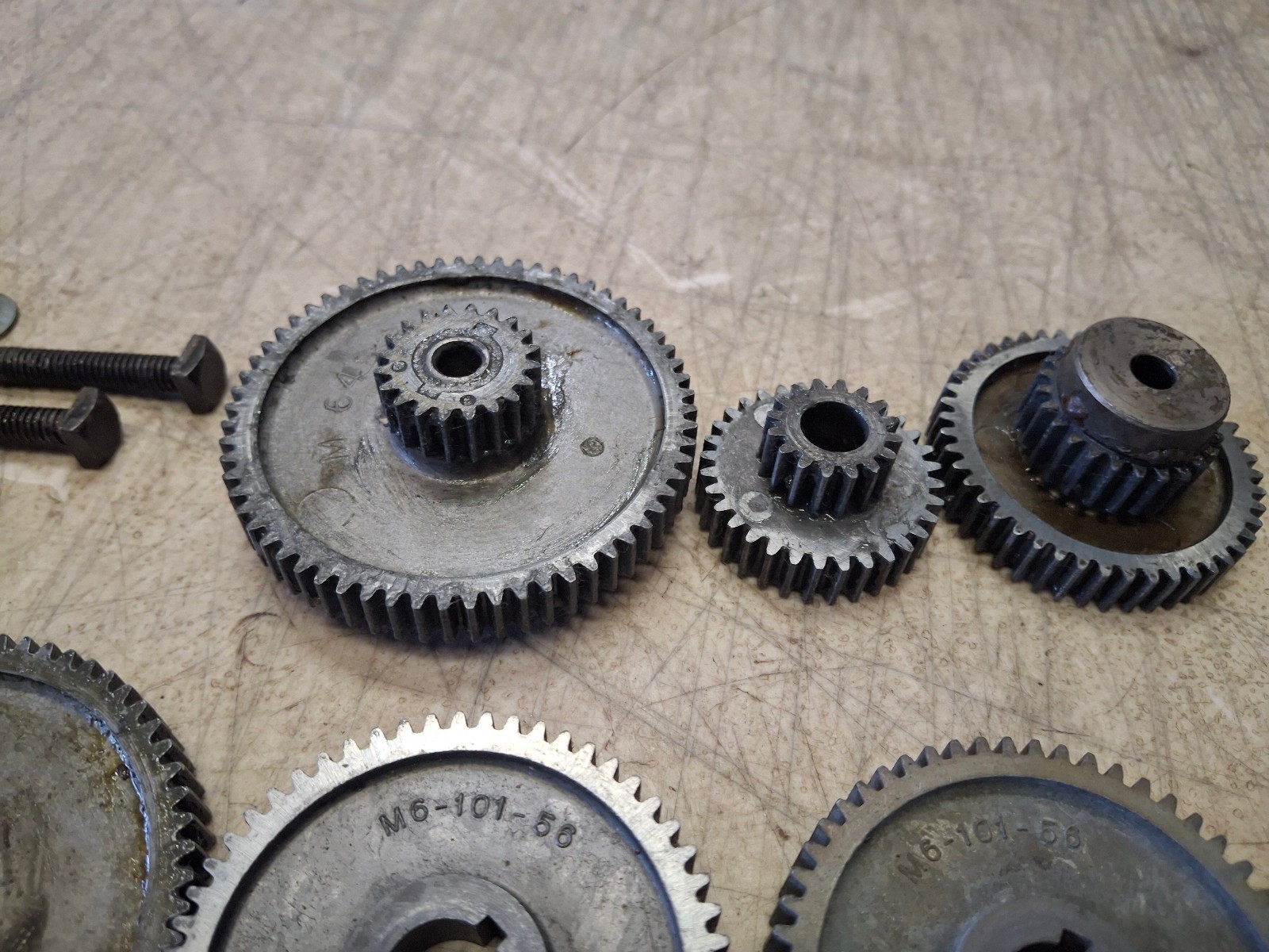 Vintage 6″ Lathe Atlas 618 Craftsman 109 Change Gear Lot Set 1/2″ Bore