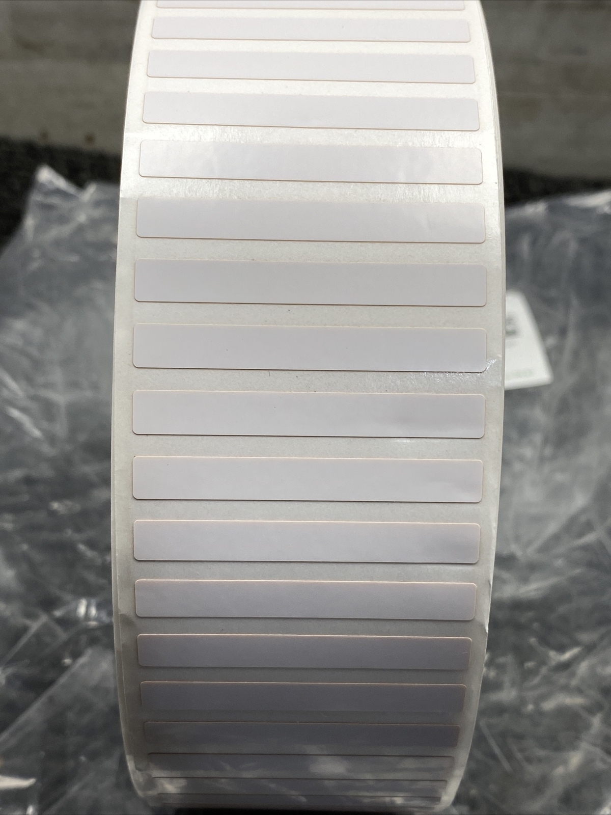 New Identco TTL117-403-10 White Labels 2.0000 X .2500