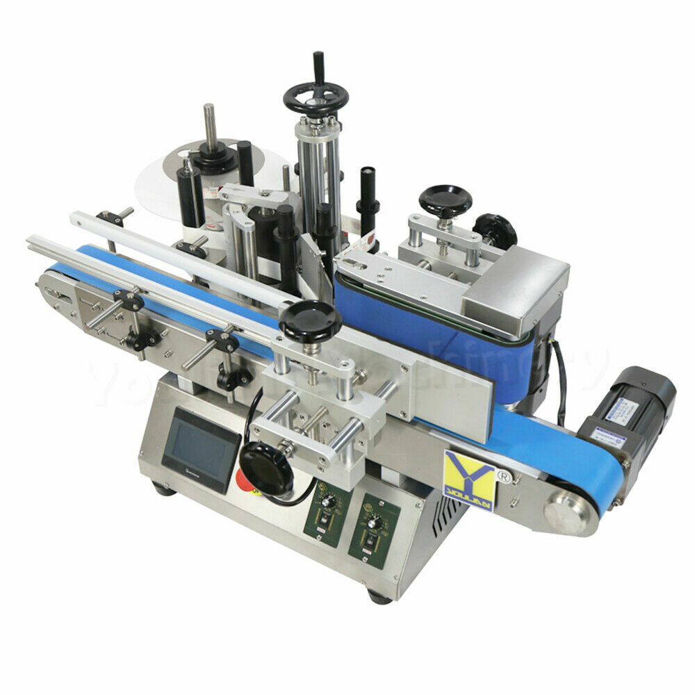 Desktop Label Applicator Automatic Round Bottle Plastic Labeling Machine
