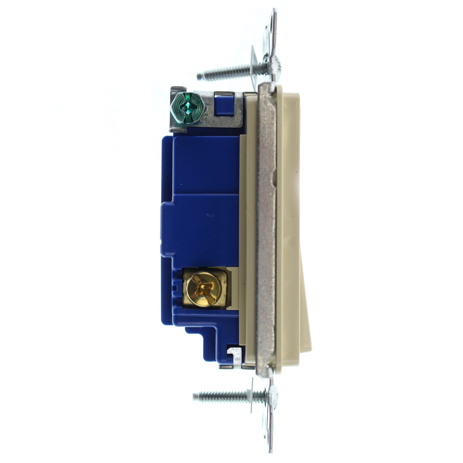 EATON COOPER 7503V-SP-L DECORATOR ROCKER SWITCH, 3-WAY, 15A, 120/277V, IVORY