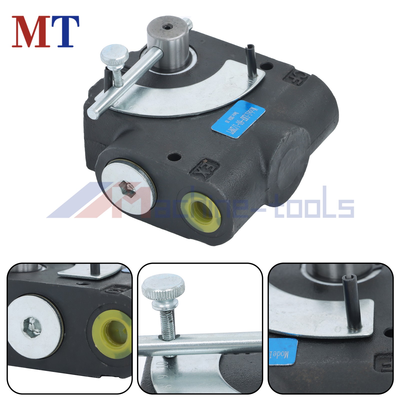 1/2”NPT FC51 Side-Port Hydraulic Adjustable Variable Flow Control Valve 0-30GPM