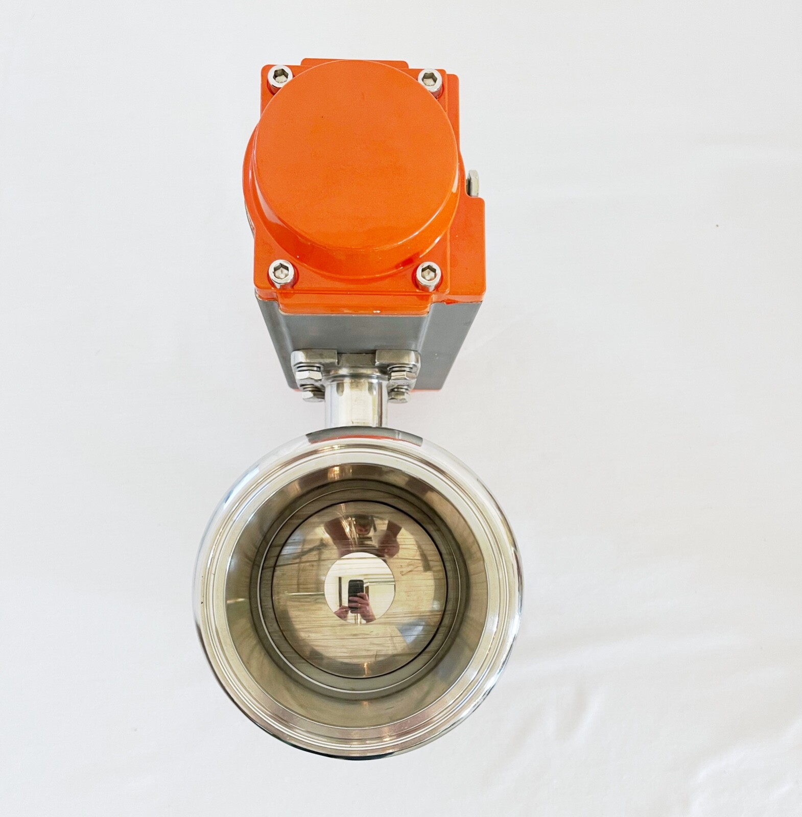 COVNA 4» Sanitary Pneumatic Ball Valve Tri-Clamp Quick Ferrule SS304 2-Way