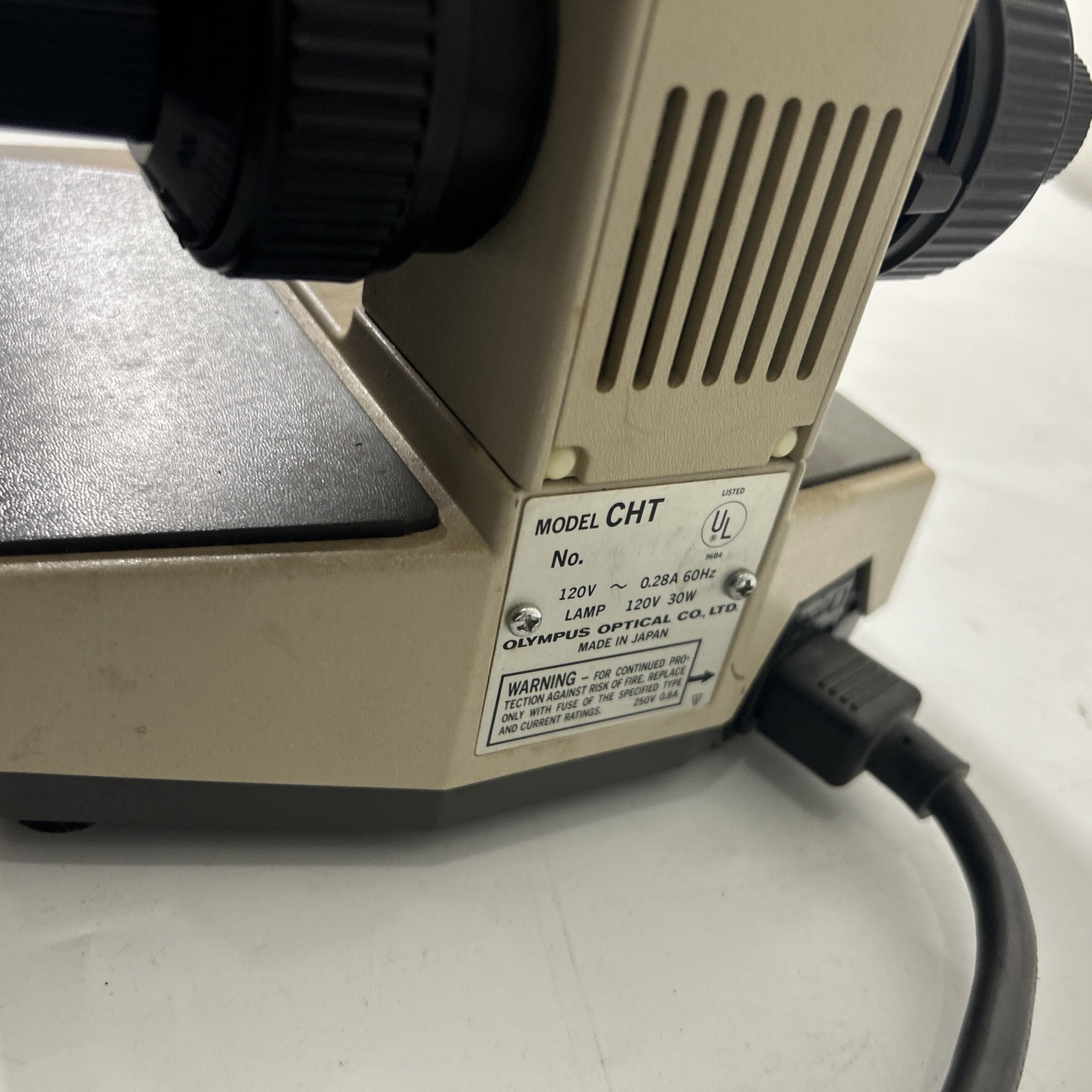 Olympus CH-2, CHT Microscope with objectives 4 X 10X 40X 100X (INV09)