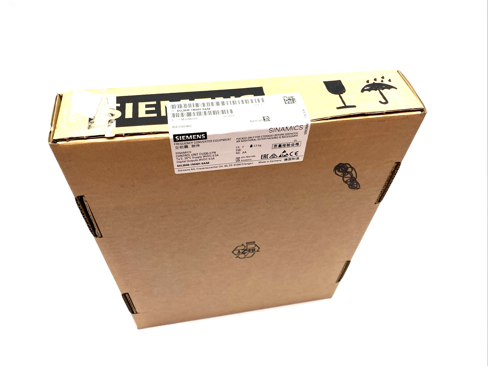 Siemens 6SL3040-1MA01-0AA0 SINAMICS Control Unit CU320-2