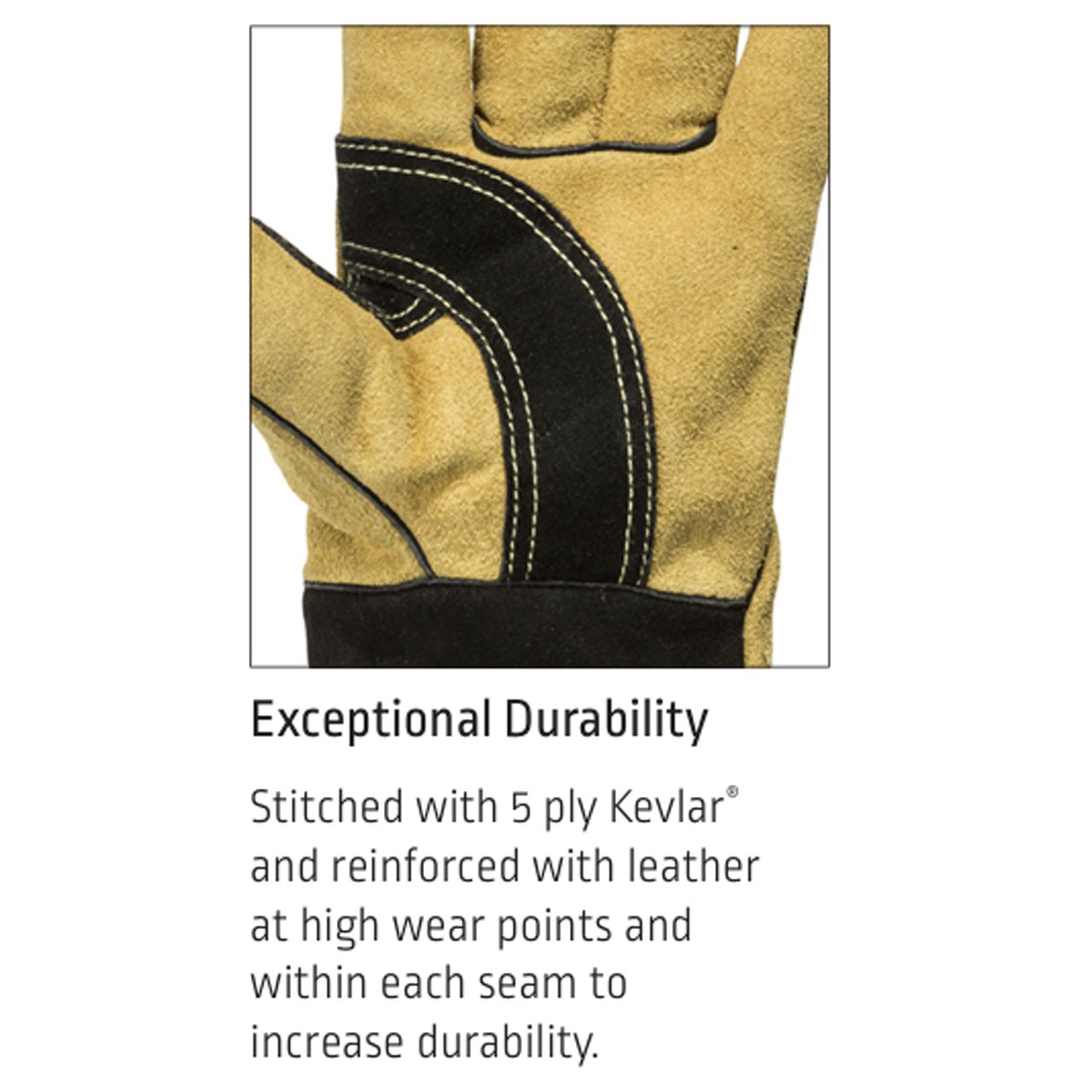Lincoln Electric K4082 Heavy Duty MIG/Stick Welding Glove X-Large