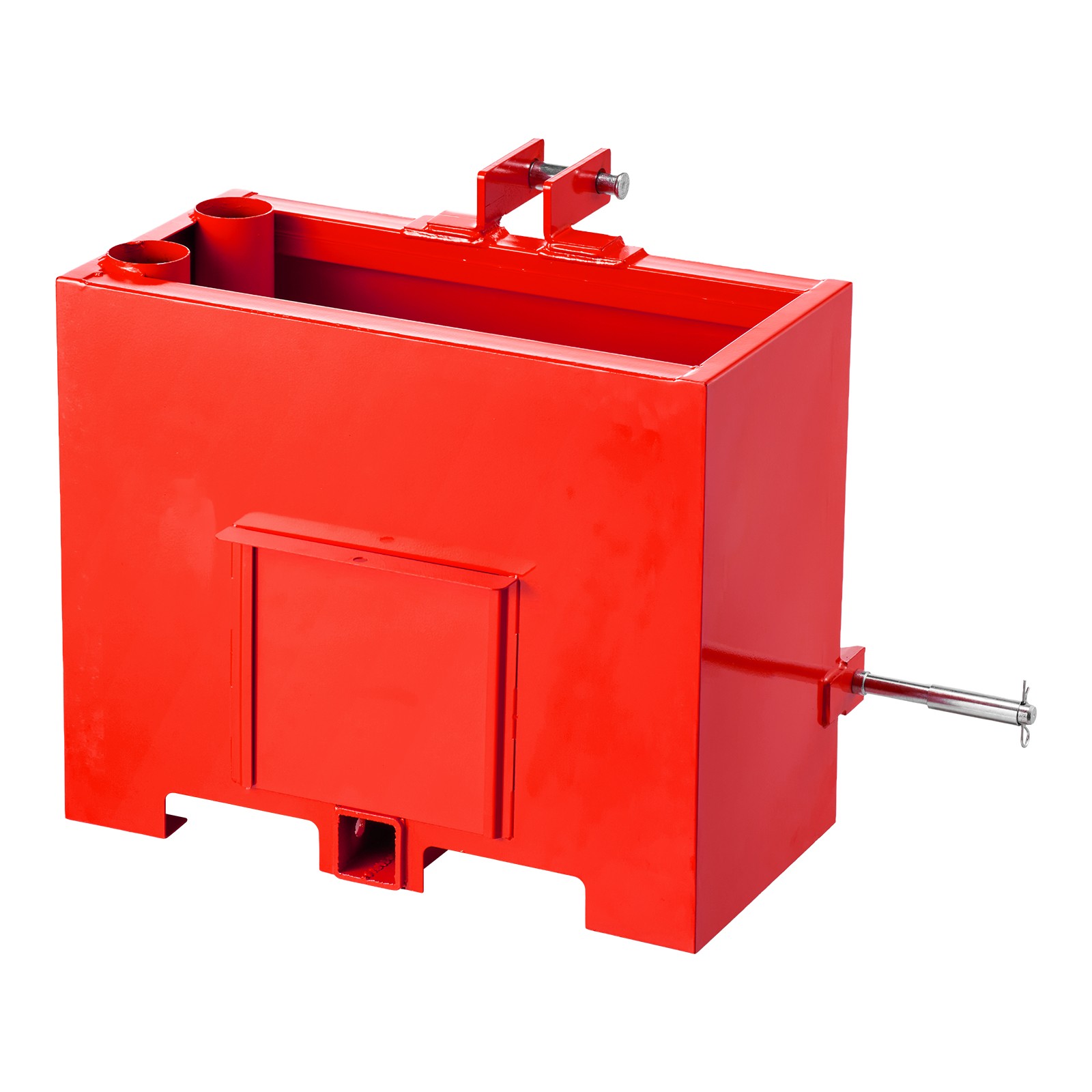 Ballast Box 3 Point Category 1 Tractor Quick Tach Hitch Counterweight Red
