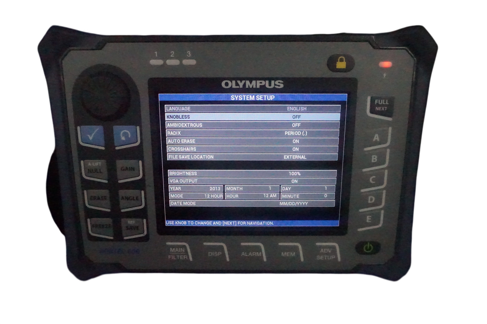 Olympus Panametrics Nortec 600 Eddy Current Flaw Detector Nortec N600D