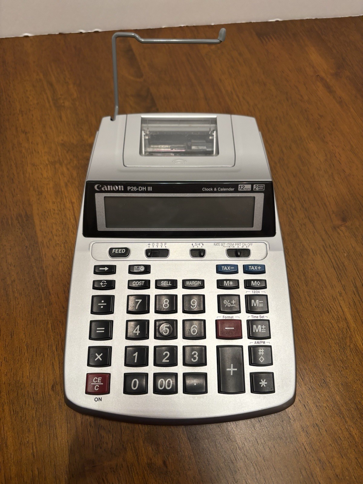Canon P26-DH III Printing Calculator With Clock And Calendar