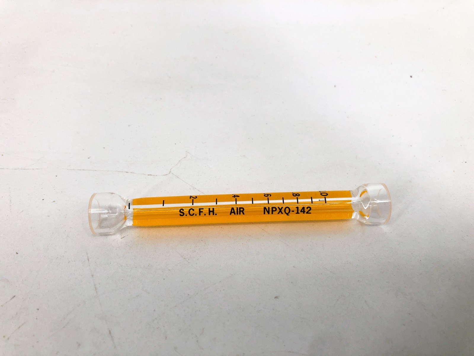 New Wallace & Tiernan NPXQ-142 Glass Metering Tube 1.0 SCFH – No Box