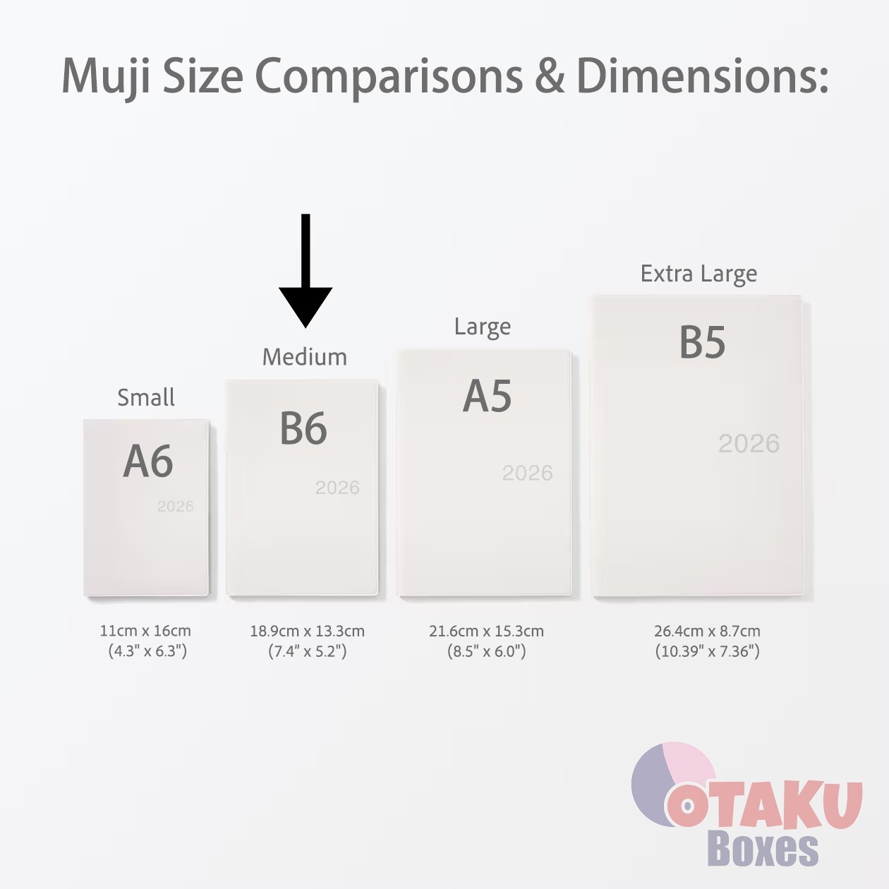 MUJI 2026 Planner – RED B6 – Monday Start Monthly Weekly From December 2025 USA!