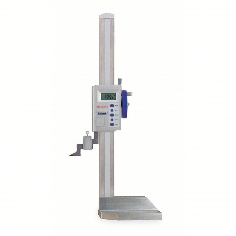 Digital Height Gauge: 0 in to 18 in/0 to 450 mm Range, ±0.002 in Accuracy,