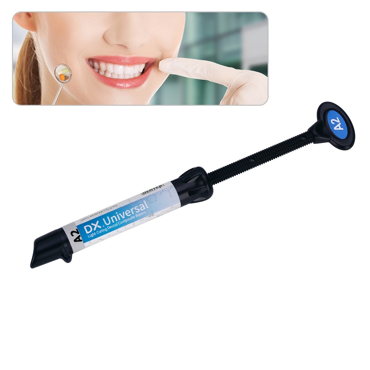 Dentex Dental Composite Resin B1 Universal Light Cure Resin Shade 4g/Syringe