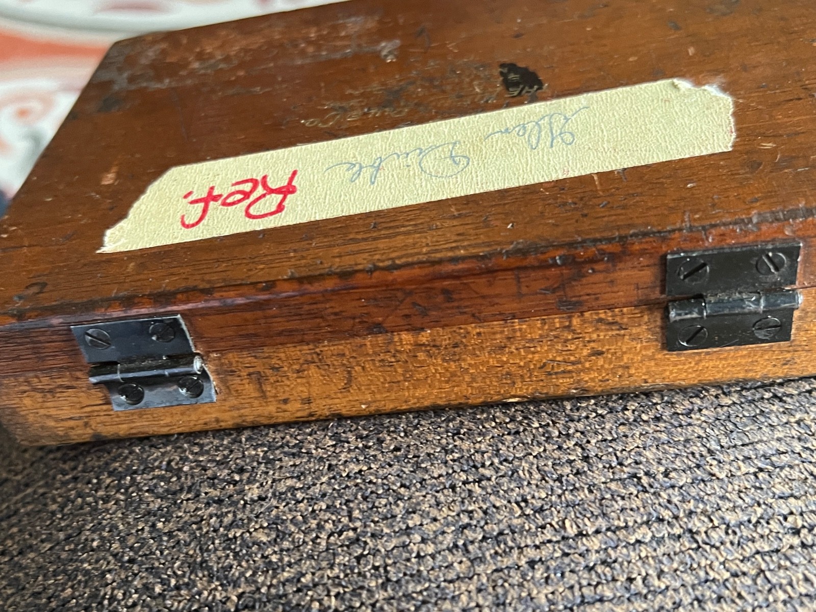 Lufkin Depth Micrometer Gage Gauge Set 2 Rods #513 w/Wood Case SAGINAW, MI. USA
