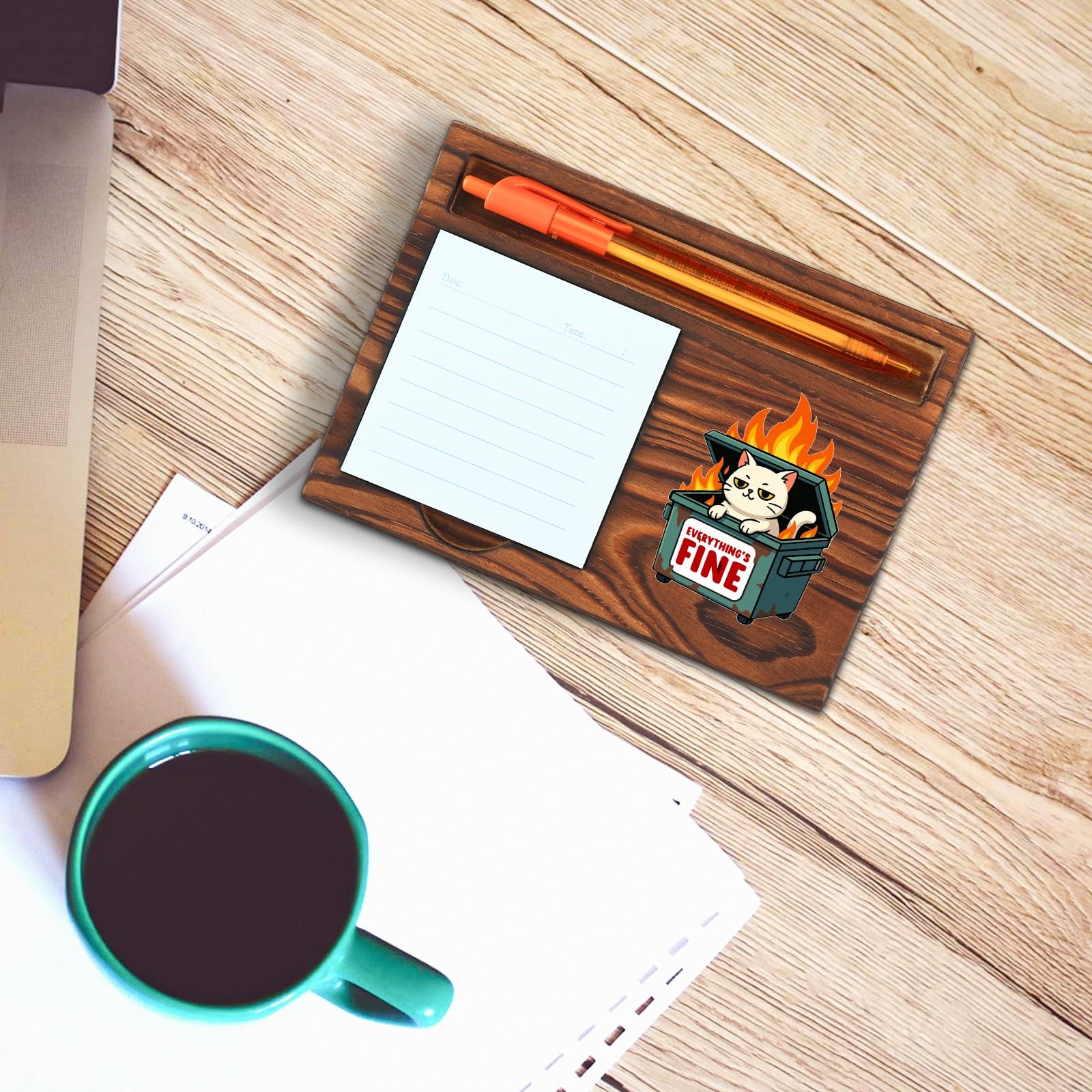 Could Be Worse Desk Decor, Funny Sticky Note Holder for Coworker Office Gift,…