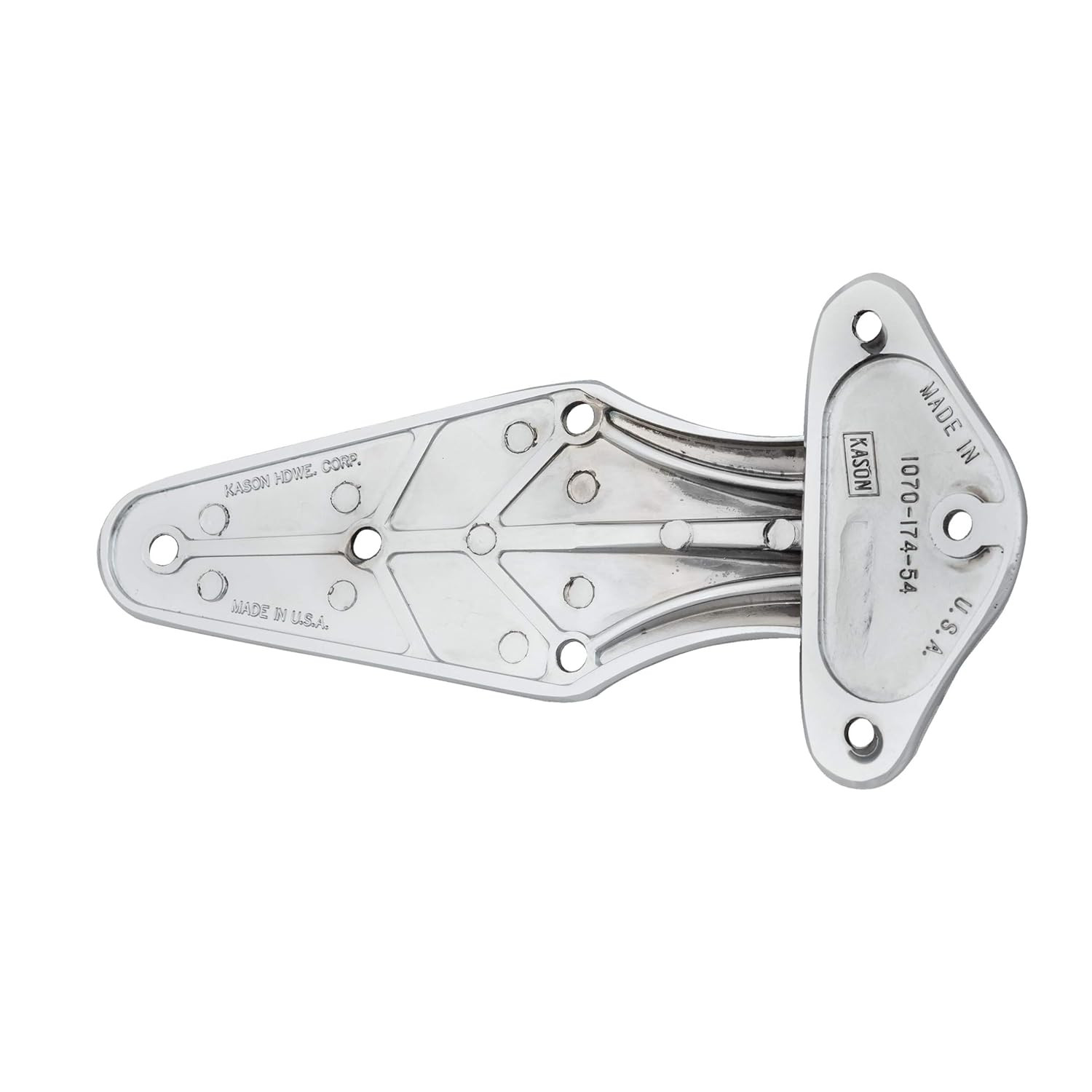 Chrome Narrow Flange Hinge, Right Hand Flush, 11070000004