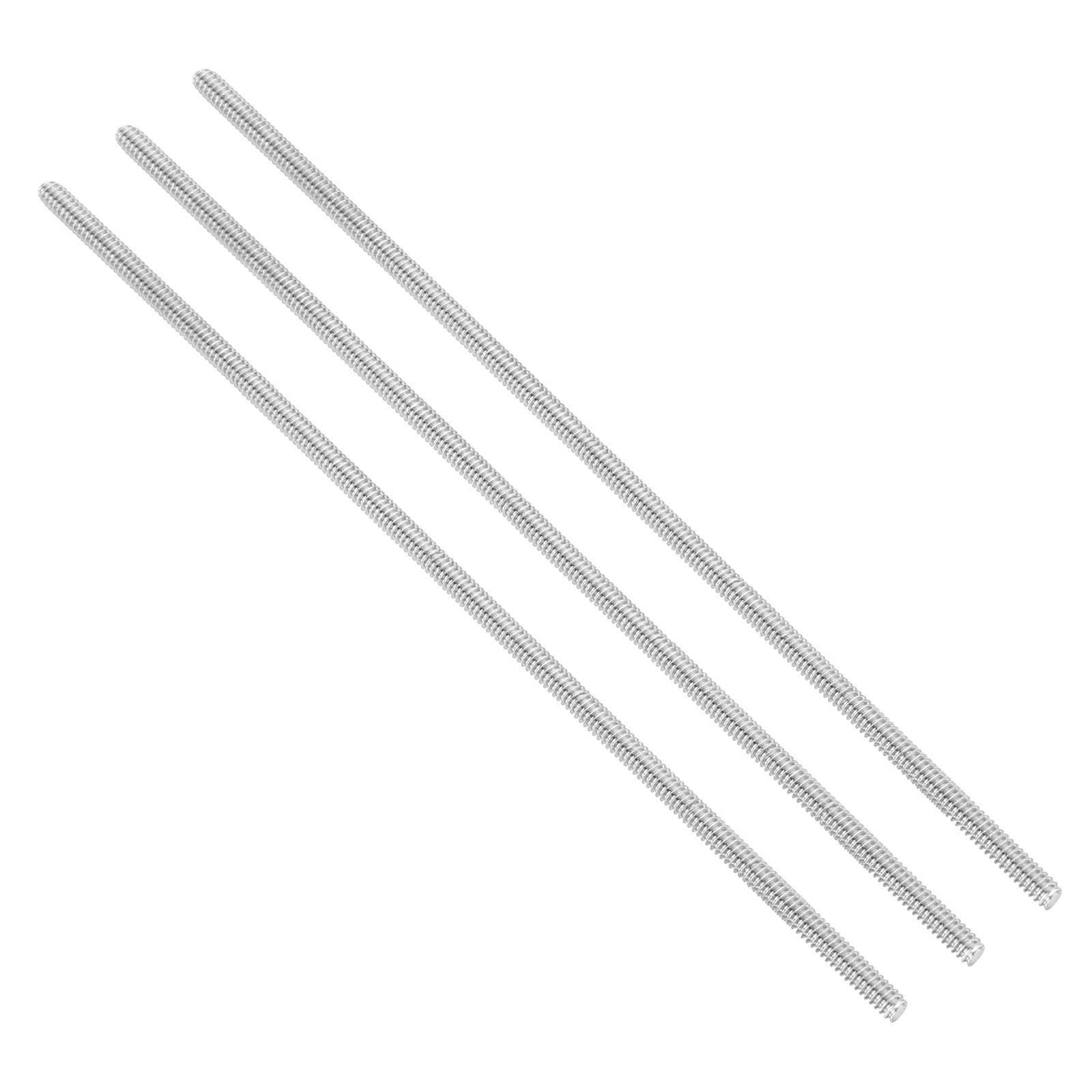 3Pcs #10-24 Fully Threaded Rod 7.9″ Length 304 Stainless Steel Thread Screw