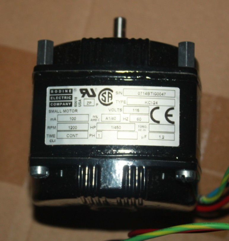 Bodine Motor KCI-24 1200RPM 115VAC