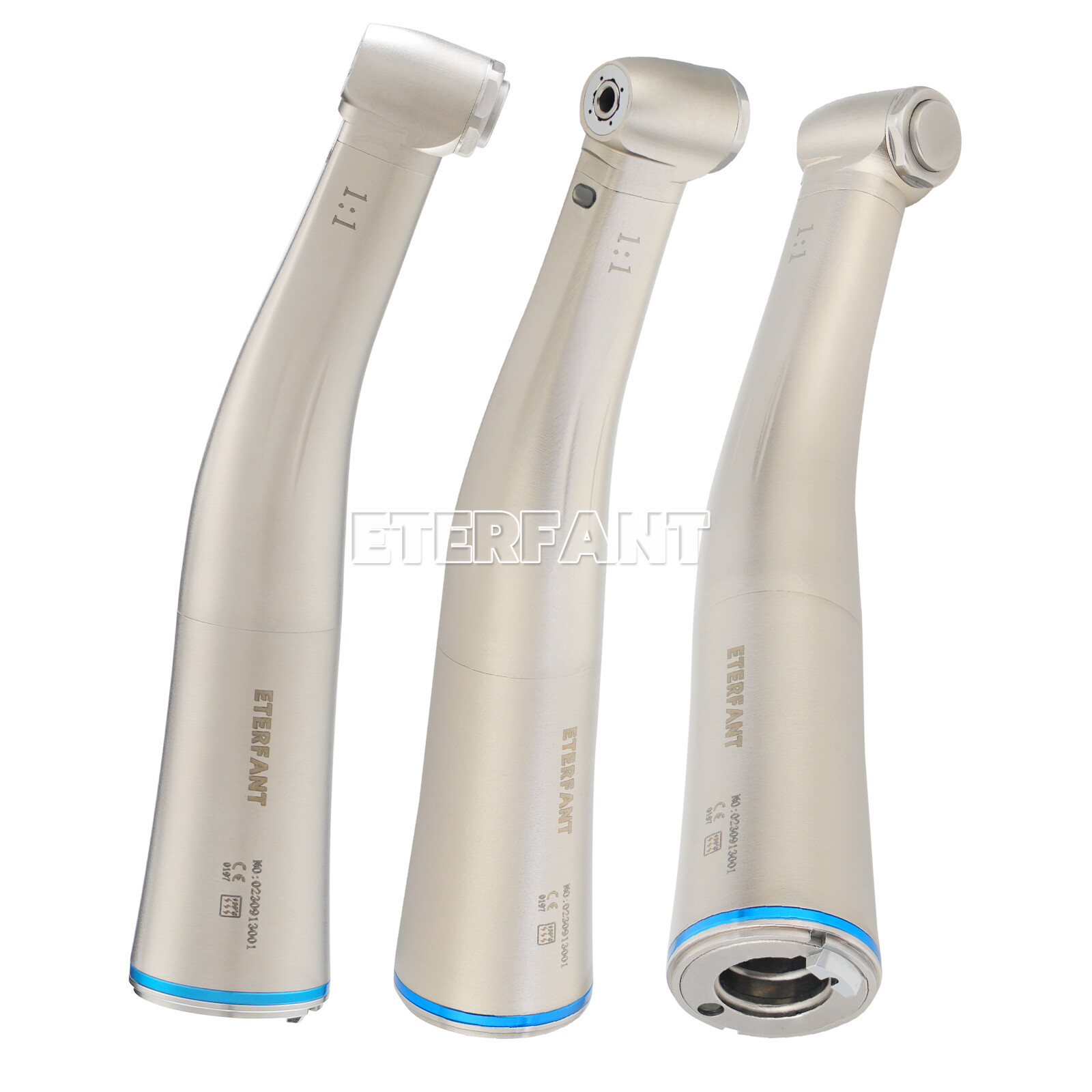 ETERFANT NSK STYLE Dental 1:1 Fiber Optic LED Low Speed Contra Angle Handpiece