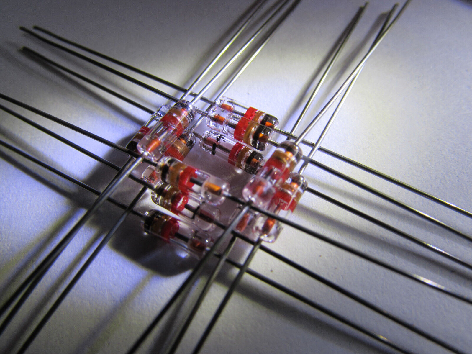 1N34A ITT GENUINE GERMANIUM GOLD BONDED DIODE HIGHEST QUALITY ON THE MARKET 6pcs