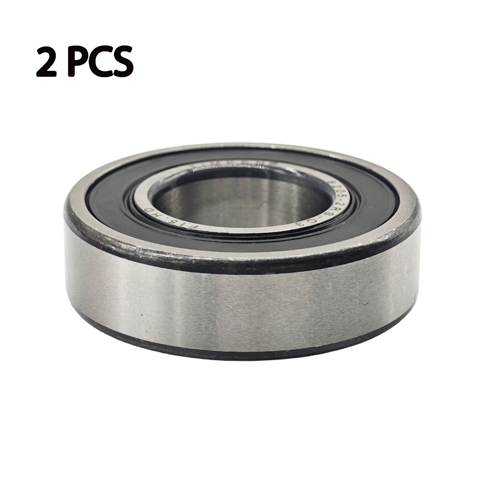 2 PACK Double Rubber Seal Bearings 6205RS Fit For TIMKEN 6205-2RS C3 25X52X15MM