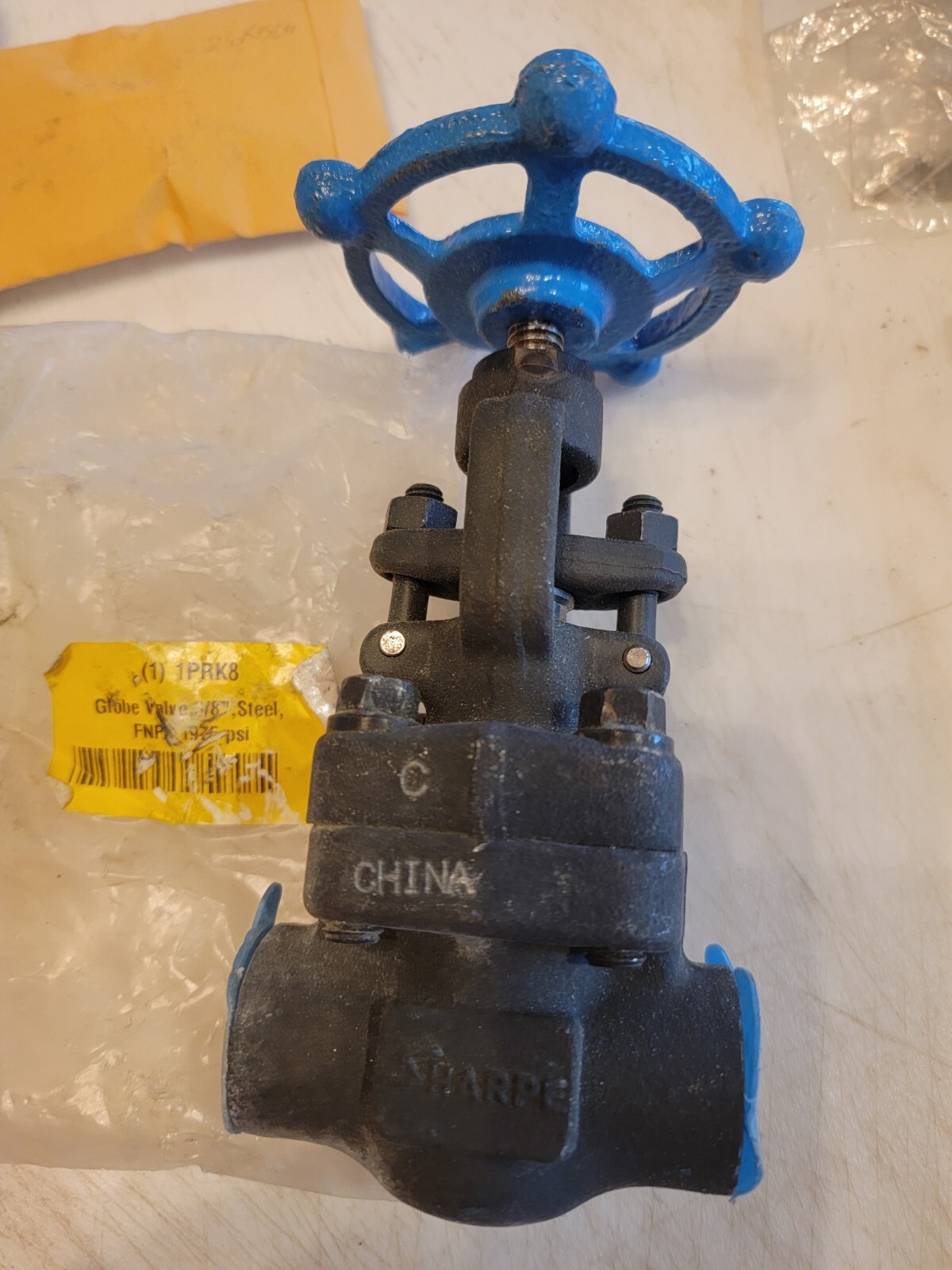 Sharpe Valves 4371006360 Globe Valve,Class 800,3/8″ Pipe Size, 1PRK8.