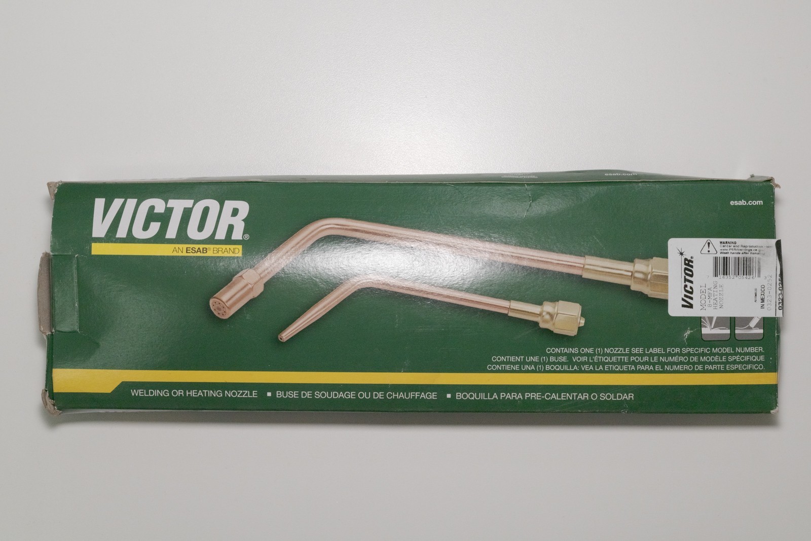 ESAB Victor 8-MFA Heating Nozzle 0323-0252 Torch Tip Copper Brass w/ Box Manual