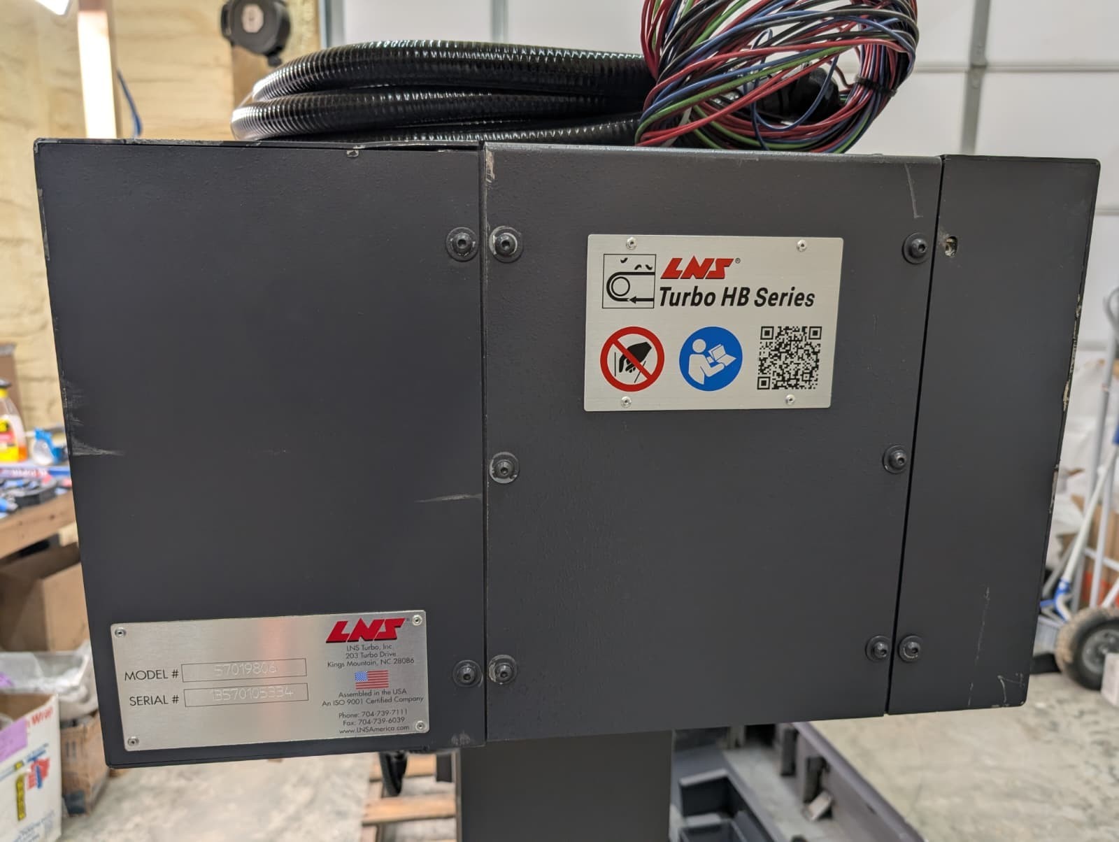 LNS Turbo HB Series 57019806 Chip Conveyer Optidrive E3 ODE-3-120023-301B-LR