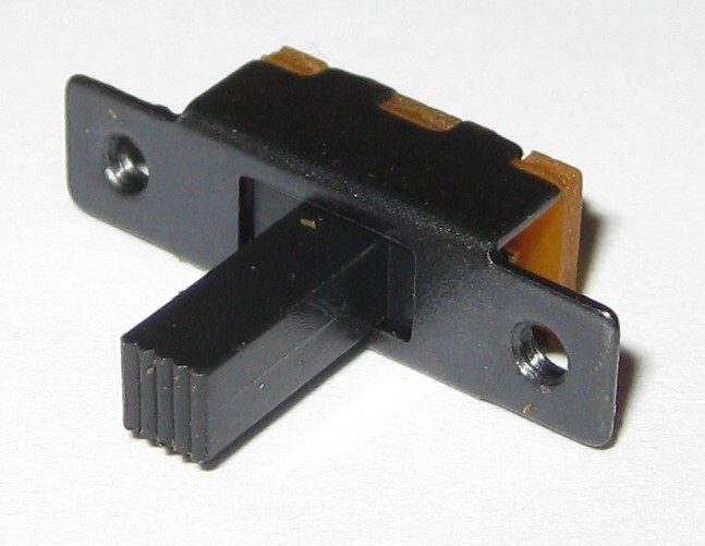 0.5A SPDT Miniature Panel Mount Slide Switch w/ Metal Body + Long Lever – 50 VDC