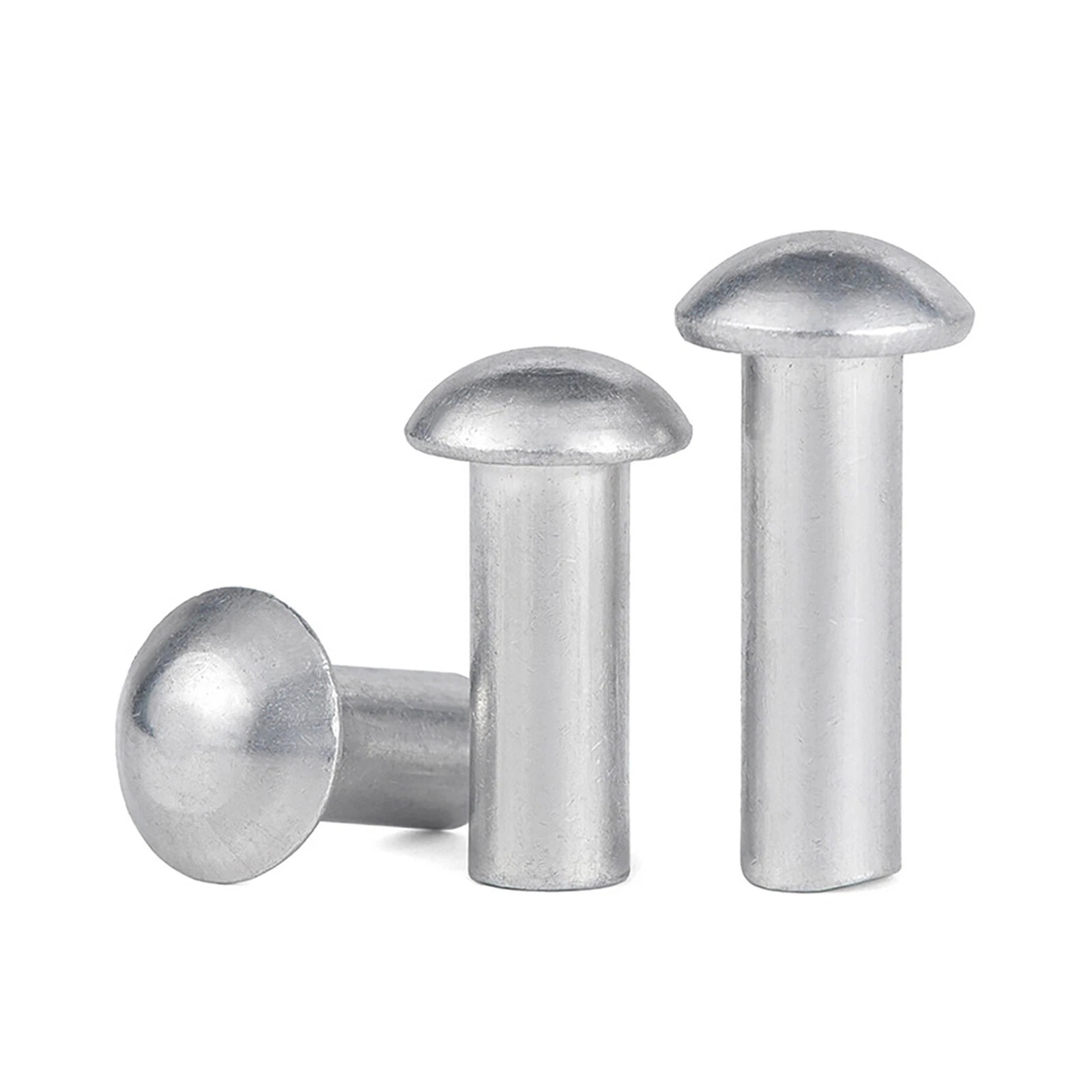 Solid Aluminium Round Head Rivets DIN 660 – 2mm 2.5mm 3mm 4mm 5mm 6mm 8mm