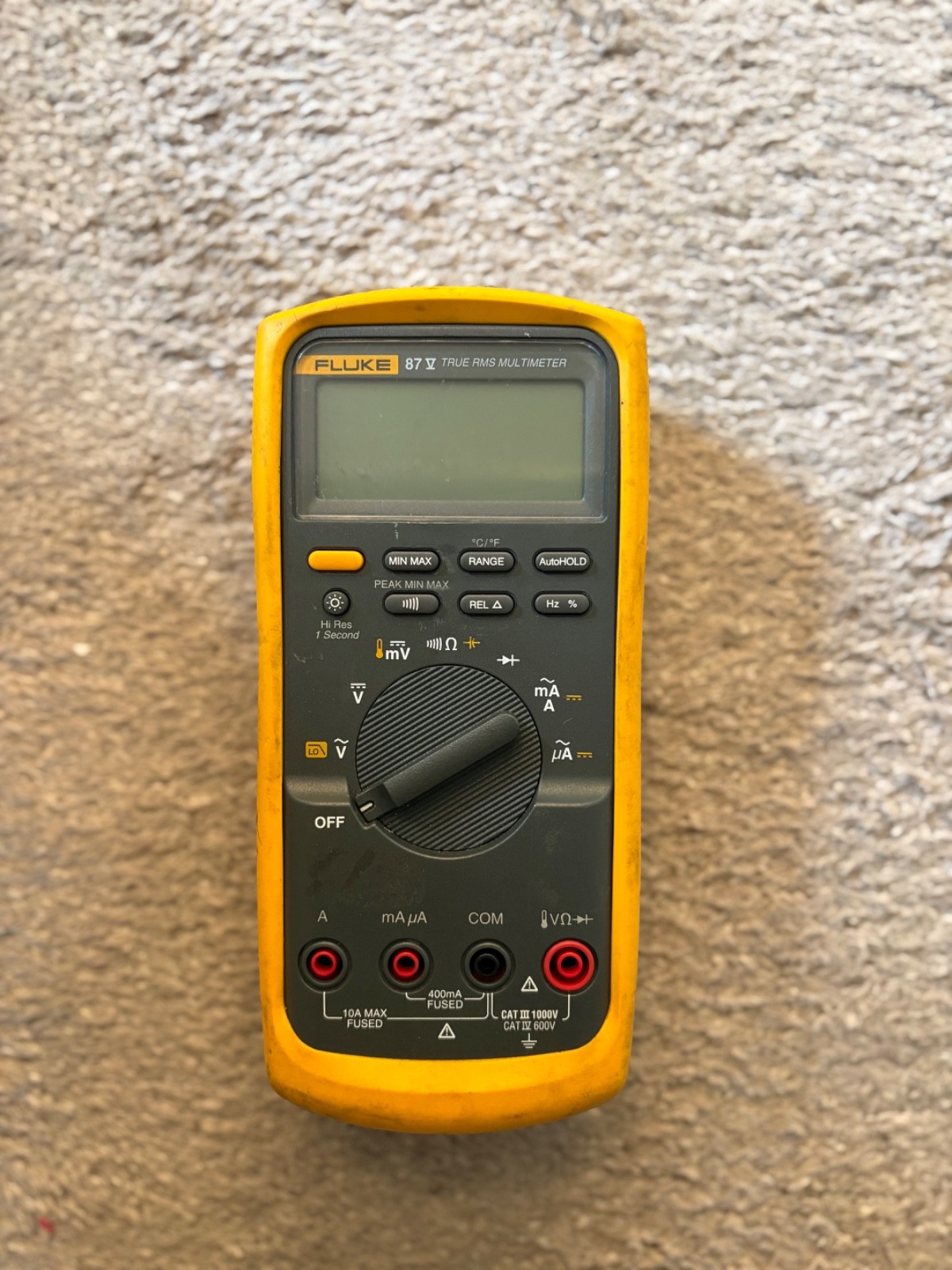 Fluke 87V True RMS Digital Multimeter With Leads & Case – Not Apart of Recall
