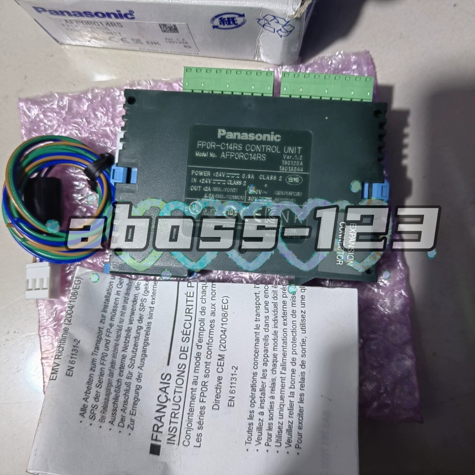 Panasonic AFP0RC14RS FP0R-C14RS 24VDC Control Unit#1pcs New In Box