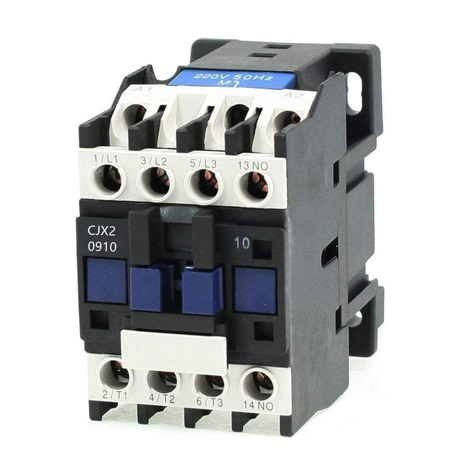 AC Contactor CJX2-0910 110V 50/60Hz Coil 3-Phase 1NO 660V 25 Amp DIN Rail
