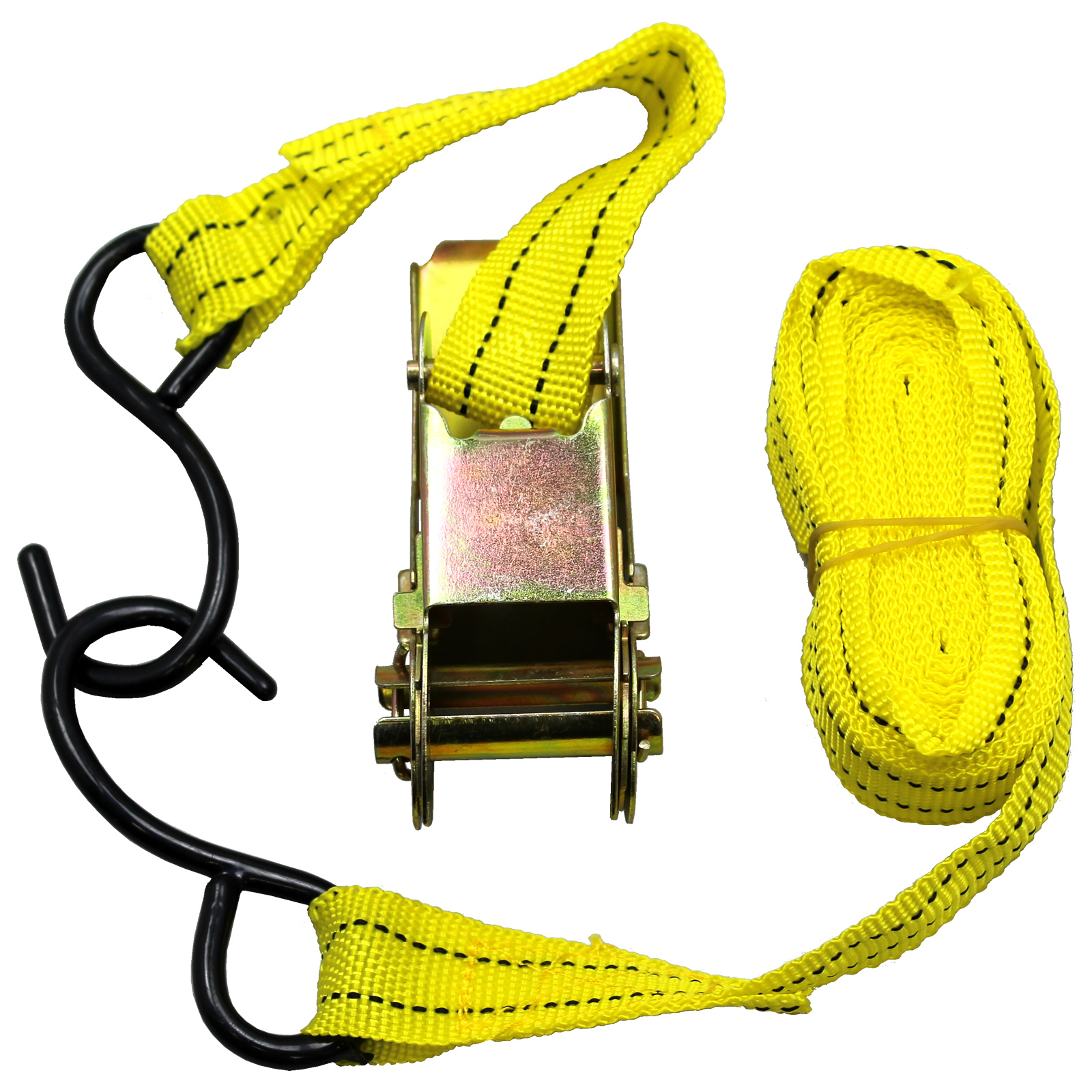 Lot of 96 Ratchet Tie Down Cargo Straps 1″ inch x 13′ Ft with S Hooks US SELLER