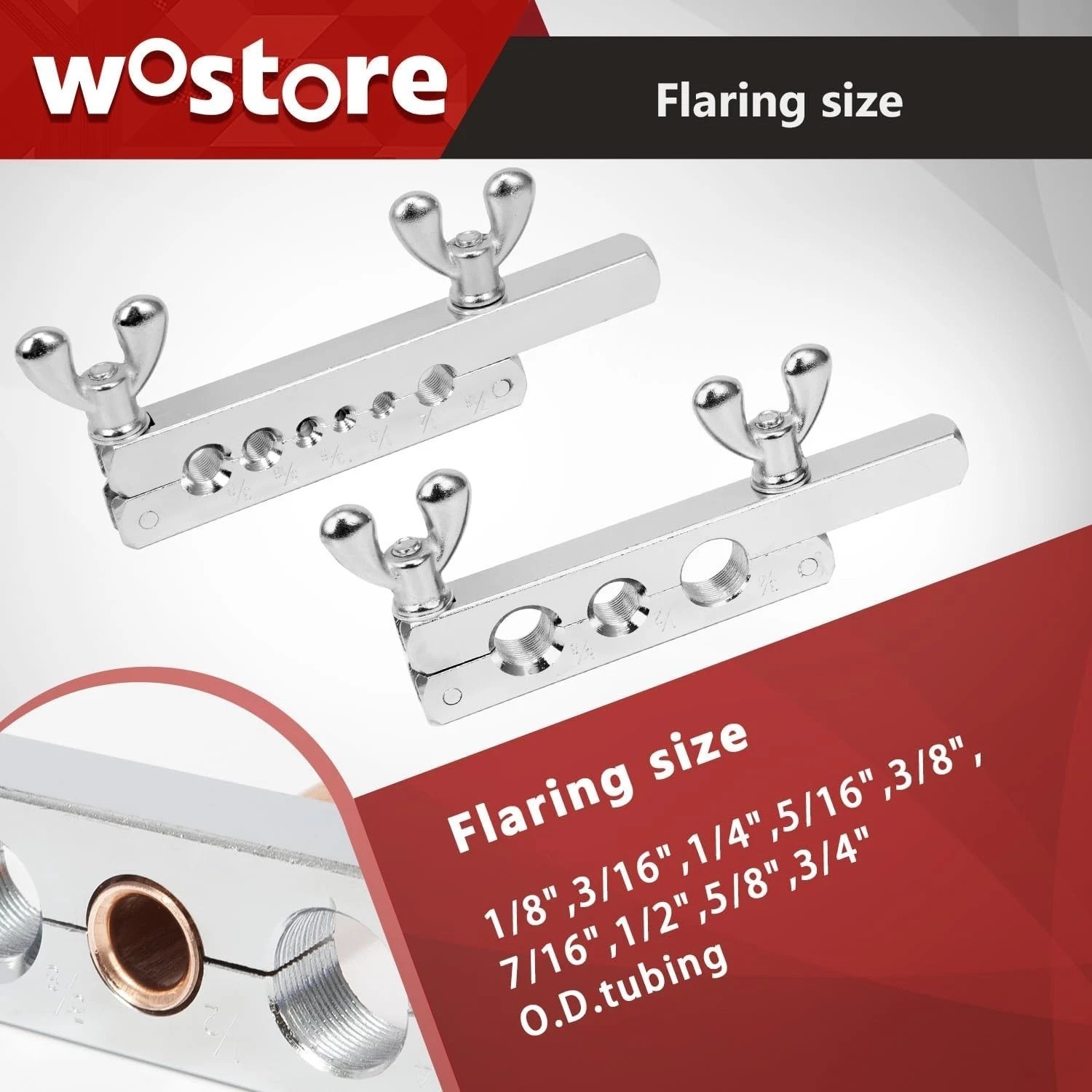 Flaring Swage Tool Kit for Copper Plastic Aluminum Pipe With Tubing Cutter & …