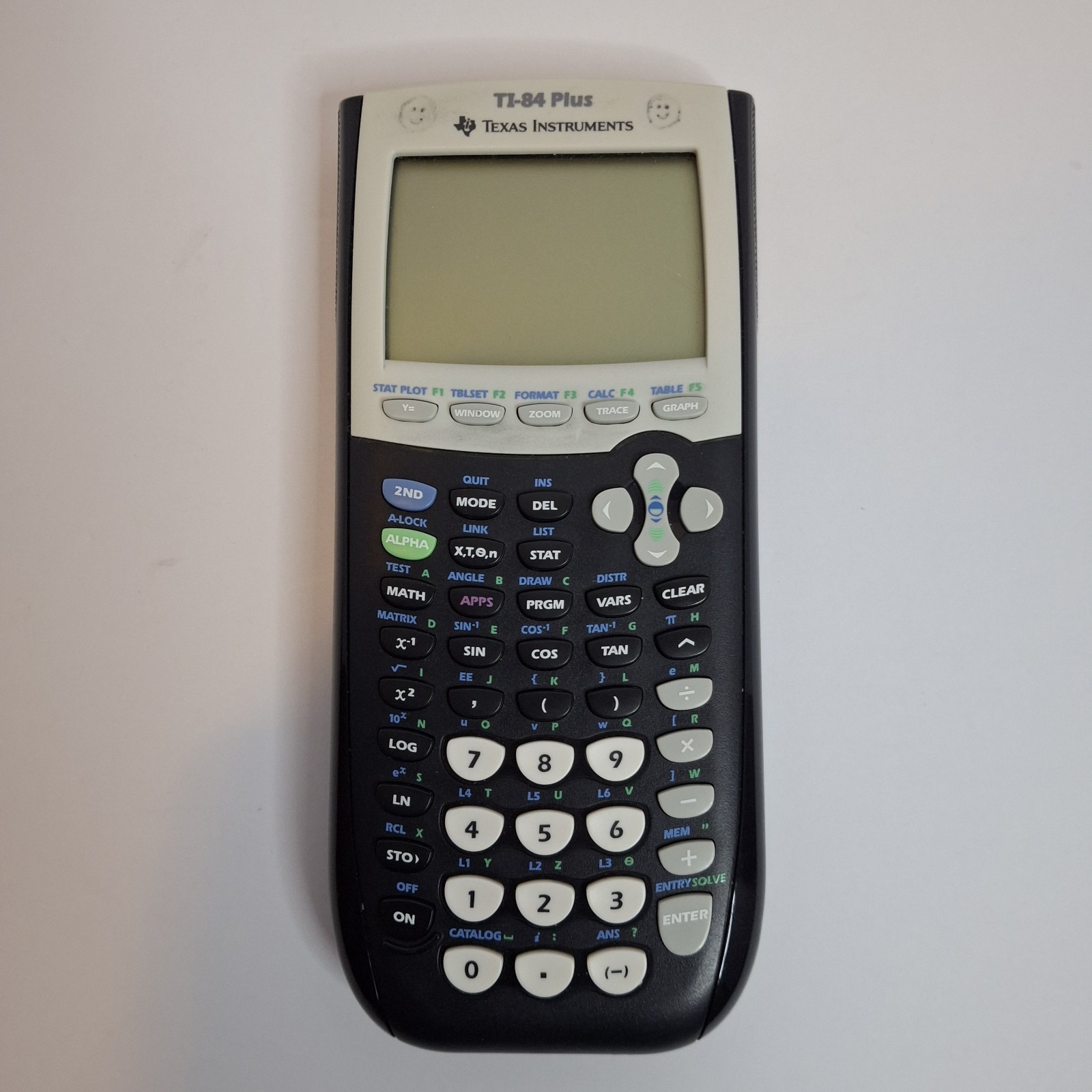 Texas Instruments TI-84 Plus Graphing Calculator Tested W/ Slip Cover
