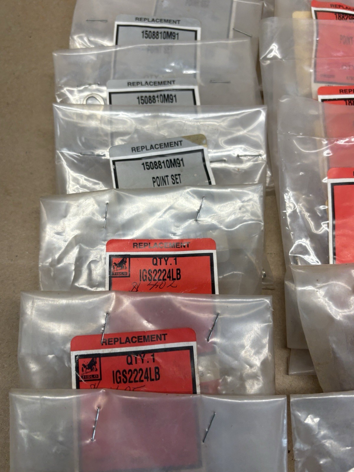 TISCO Point Set Condenser Mixed Lot Tractor Parts NOS OEM Wholesale Lot 71455C91