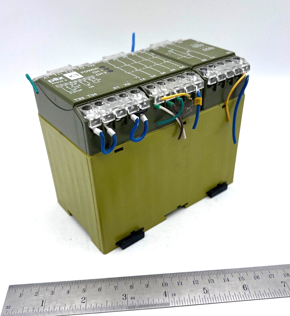 PILZ PNOZ 3 5S 474894 Safety Emergency Stop Relay 24VDC 4,5W DIN GERMANY