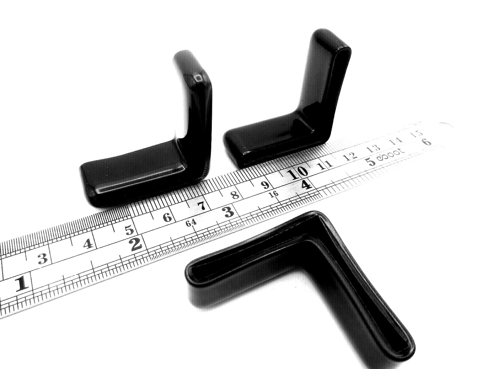1 1/4″ x 1 1/4″ Angle Iron End Cap Cover Push-On Fit 1/8″ Thick Metal 1/2″ Cover