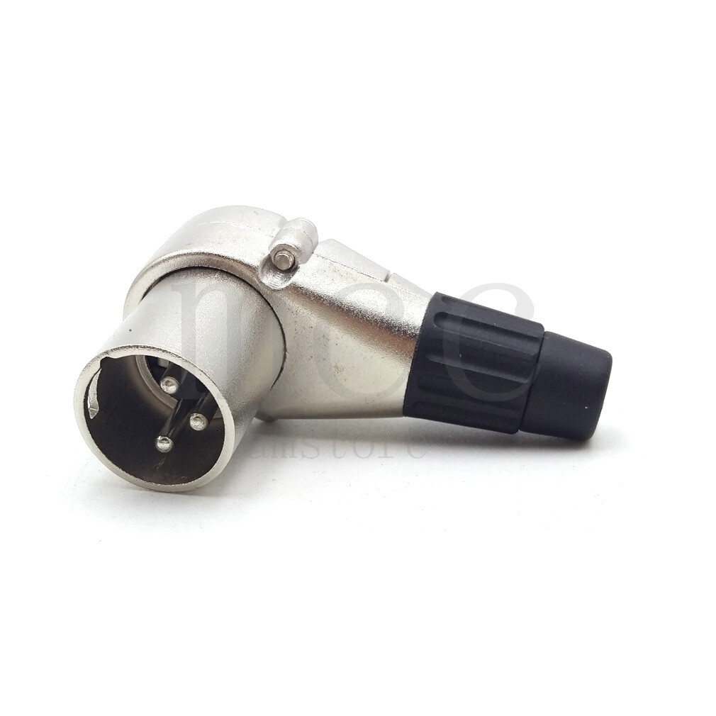 3 Pin XLR Male/ Female Jack Mic Cable Right Angle 90 Degree Audio Wire Connector