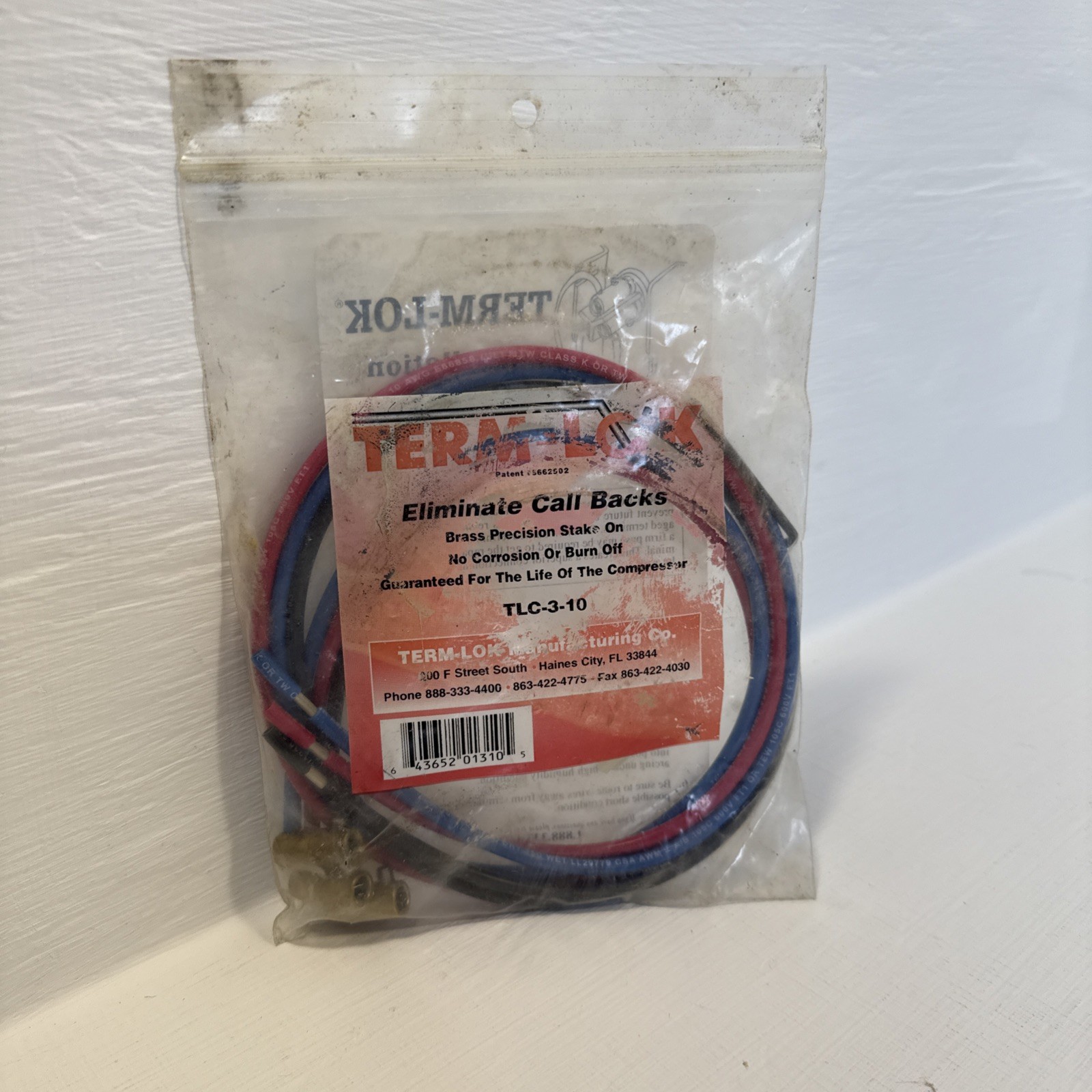 NEW Diversitech TLC-3-10 Compressor Repair Kit Eliminates Call Back Brass TLC310