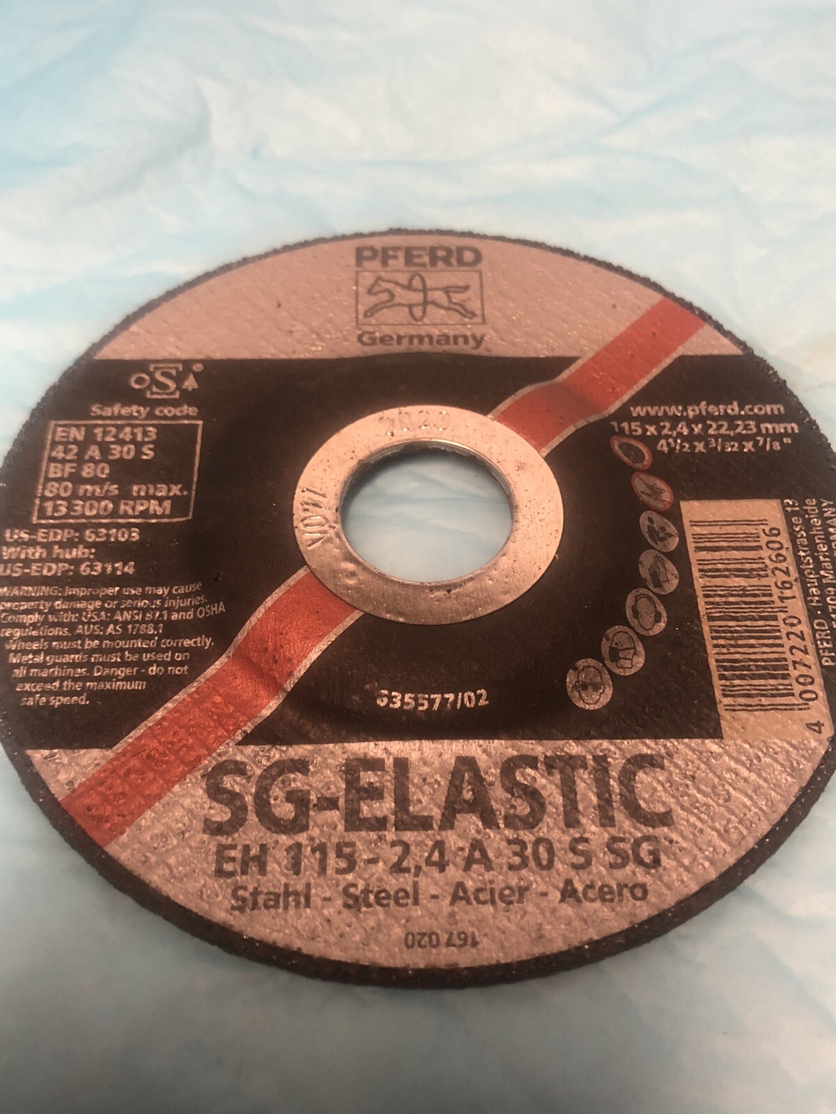 #1 Quality~ 10 pcs-PFRD 13,300 RPM Steel Cutting BLADE 4 1/2″x3/32″x 7/8″ arbor