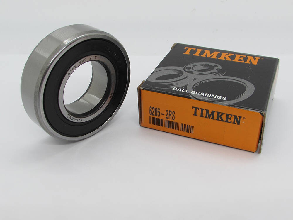 2(Pack) 6205-2RS TIMKEN 25X52X15mm Double Rubber Seal Bearing New