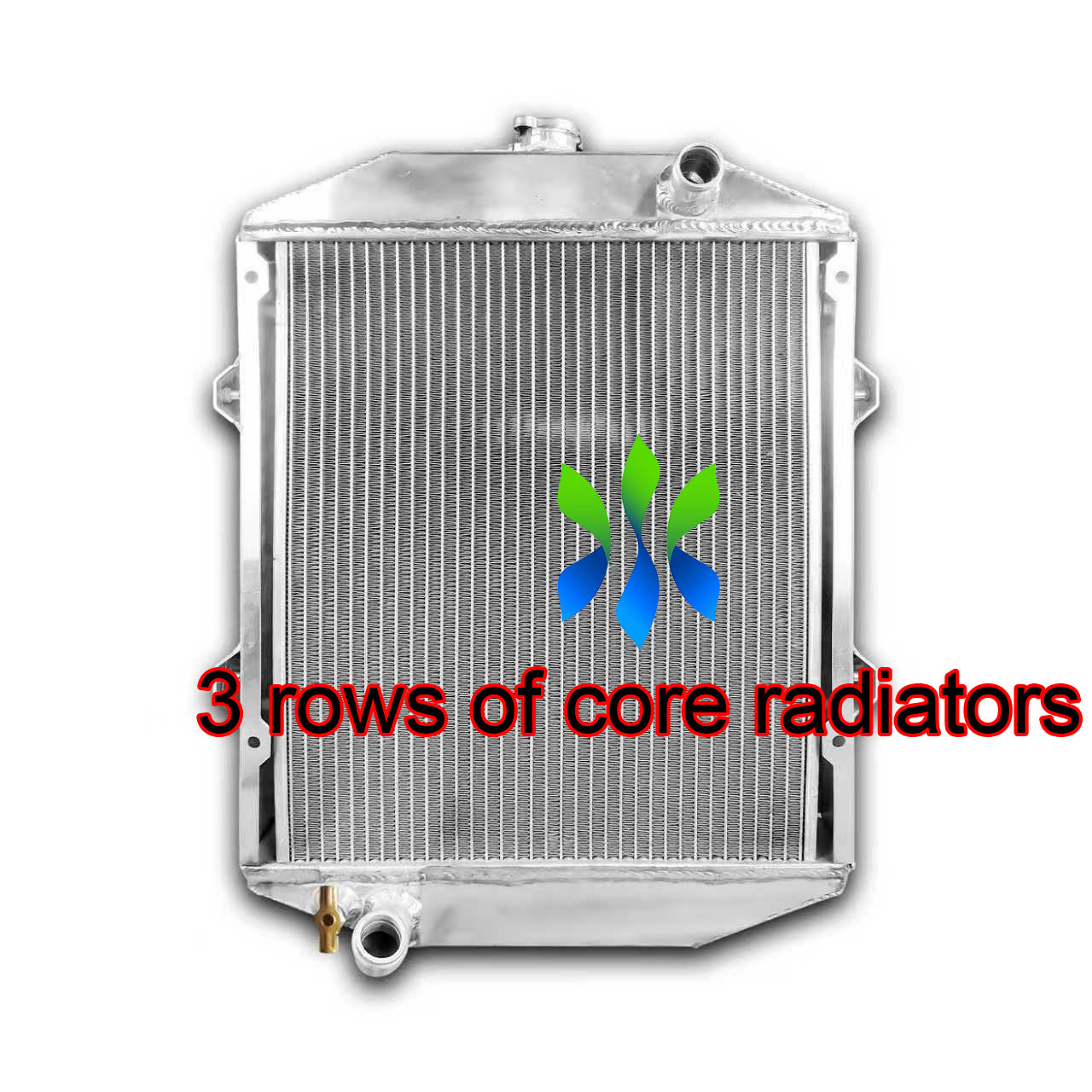 Aluminum Radiator For John Deere 1050 Compact Tractor OE# CH13963 & CH18416 3Row