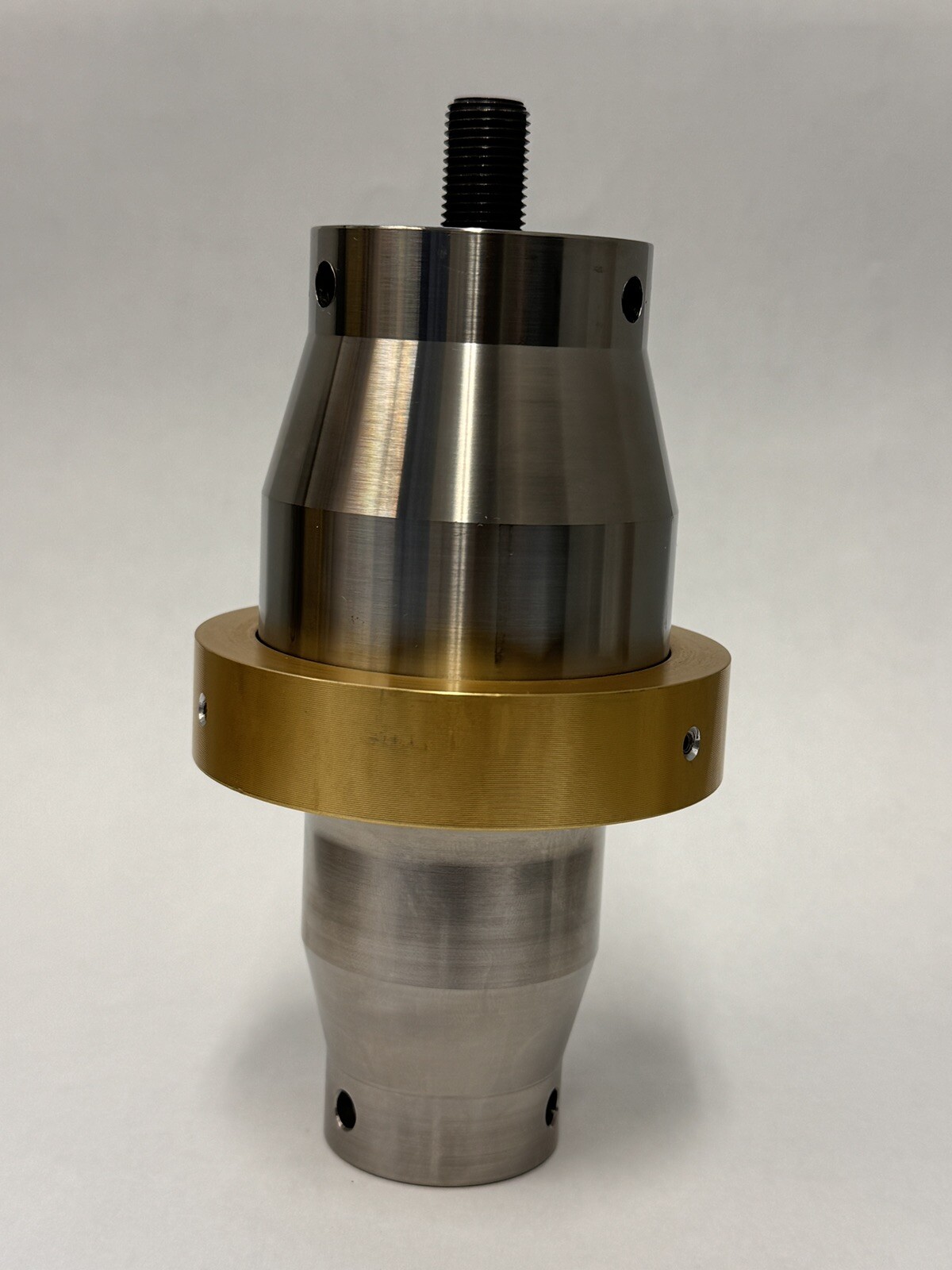 Geniune OEM Branson Gold 20 kHz Booster, 101-149-057, 1:1.5 Gain, 1/2-20 thread
