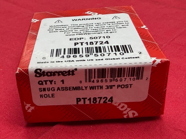 Starrett PT18724 Snug Complete- 1/4″ and 3/8″ Holes for 257D Series Surface Gage
