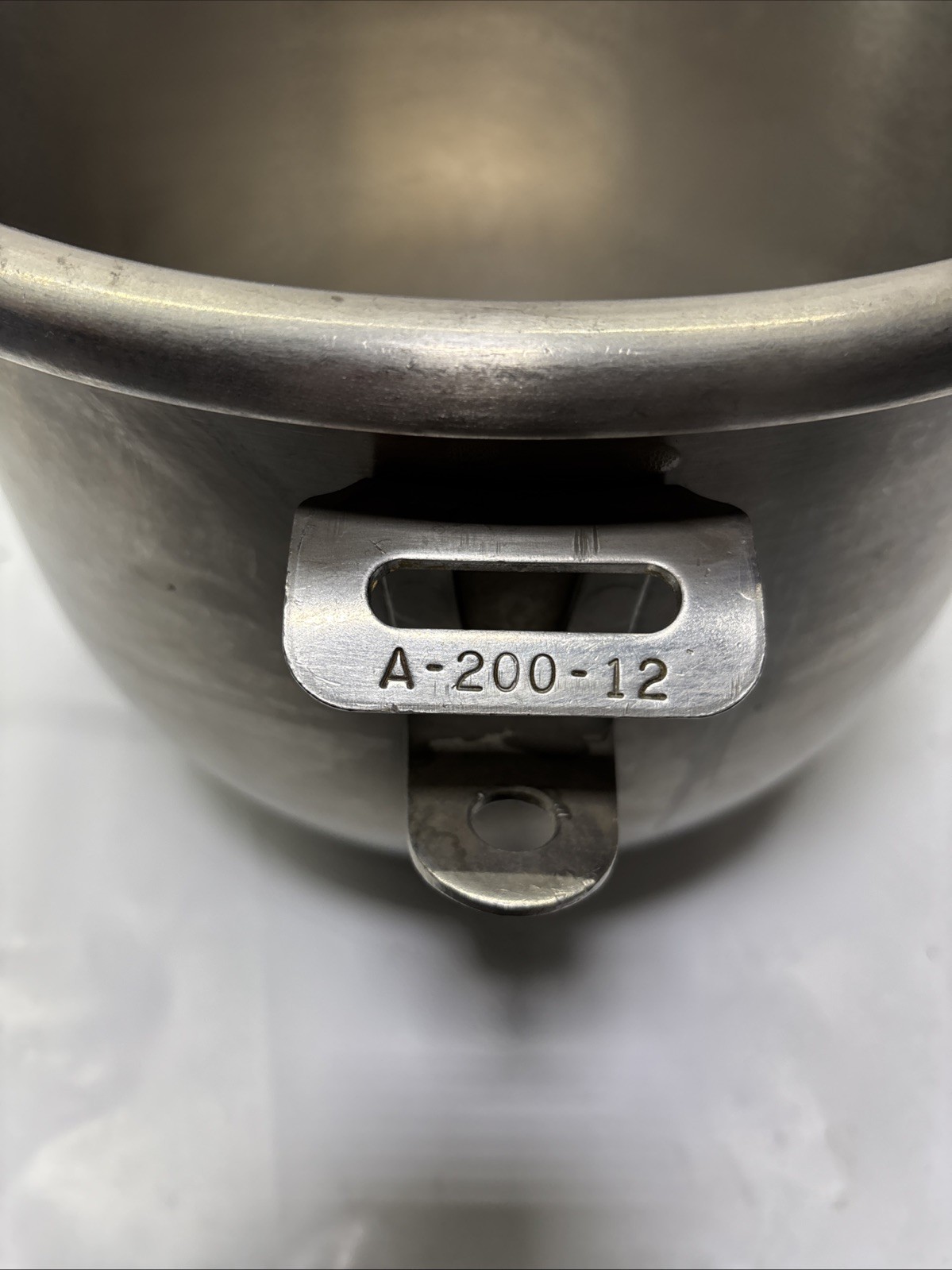 HOBART 12 QT BOWL A-200-12 Stainless Steel Mixing Bowl for A200 Mixer USED