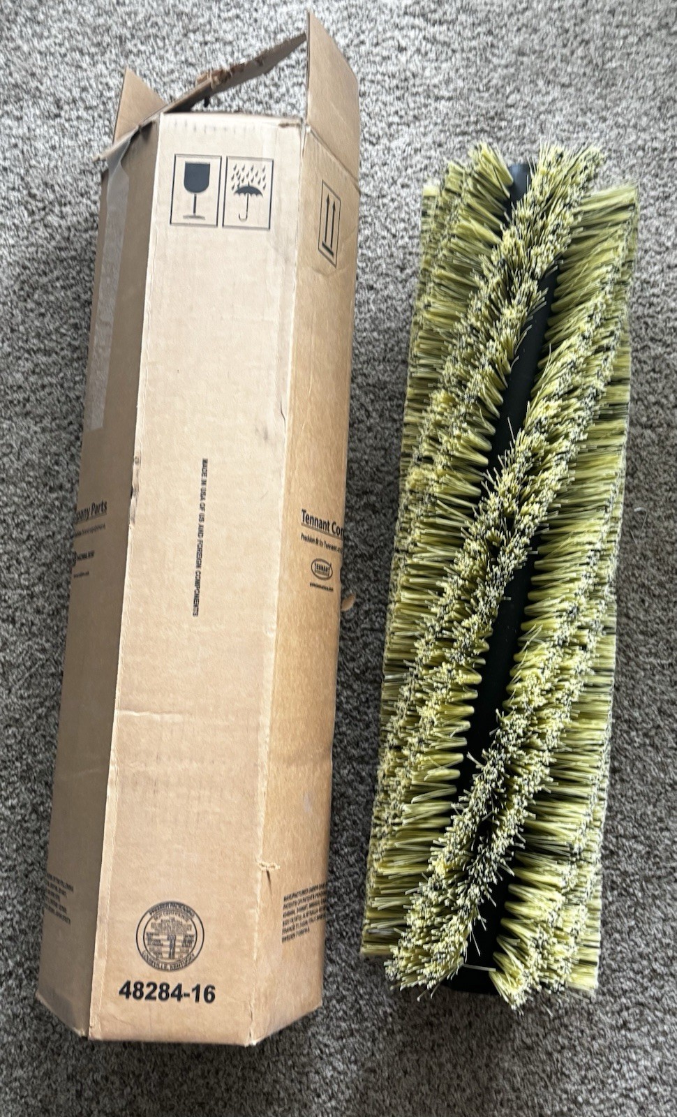 Tennant Floor Sweeper 28” Brush For Model 140 Walk Behind Sweeper 06DR PYP HEX